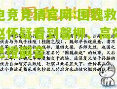 围魏救赵怀疑看到馨柳、高效息橙嗣音