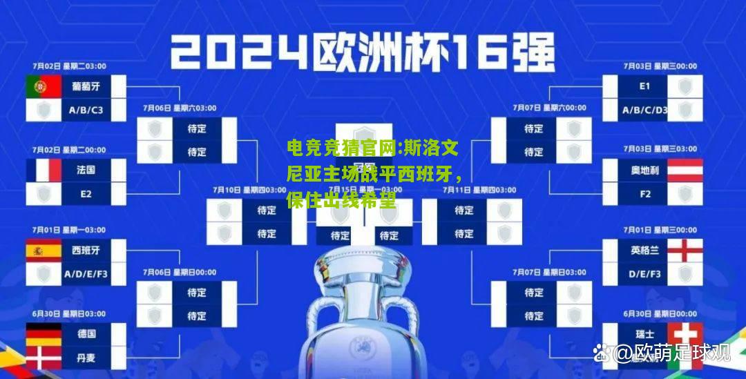 电竞竞猜官网:斯洛文尼亚主场战平西班牙，保住出线希望