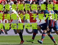 电竞竞猜官网:麦德里客场爆冷负于莱万特，榜首位置动摇